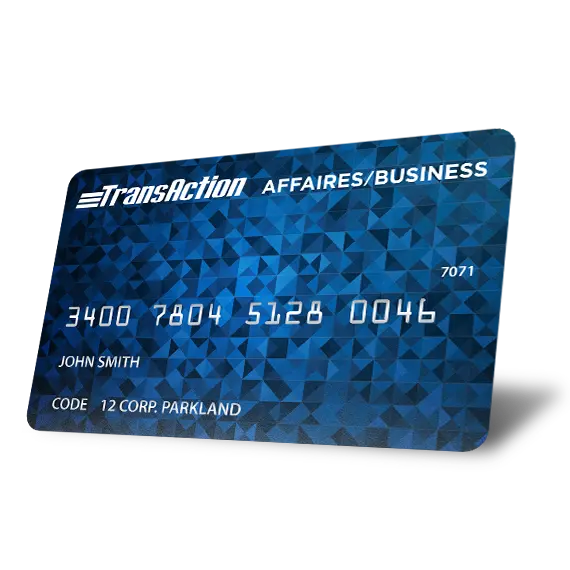 TransAction fleet card.